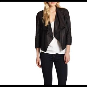 Alice + Olivia Black Leather Jacket